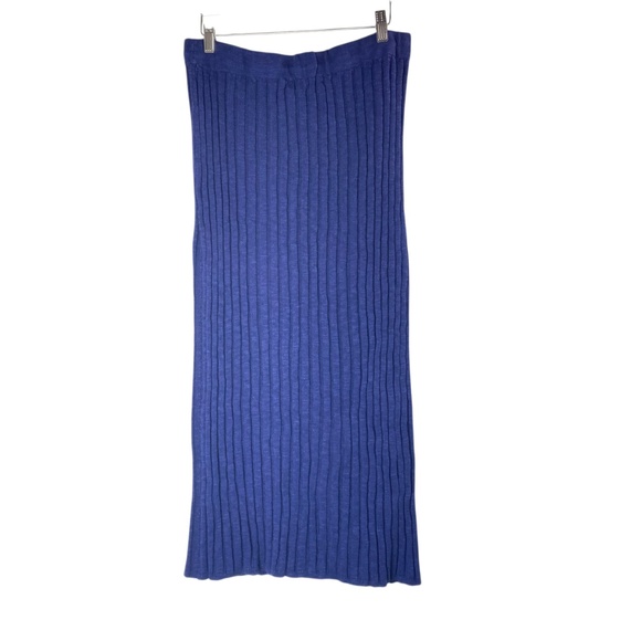 FREE PEOPLE Veda Sweater Skirt (JUST SKIRT) in Blue Size M - Picture 3 of 6